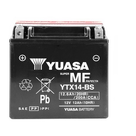 BATERIA YUASA YTX14-BS 12V12A