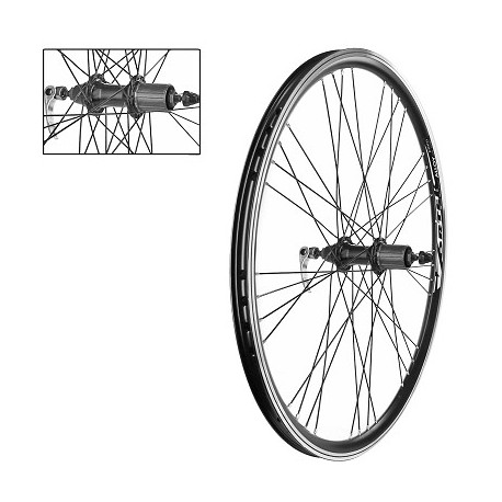 PAIRE DE ROUES VTT/VTC 26" DOUBLE PAROIES A CASSETTE 8-9 VITESSES