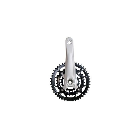 PEDALIER BICI DE BTT INTEGRADO DRIVELINE ALU 22/32/44 L 170 MM PLATA