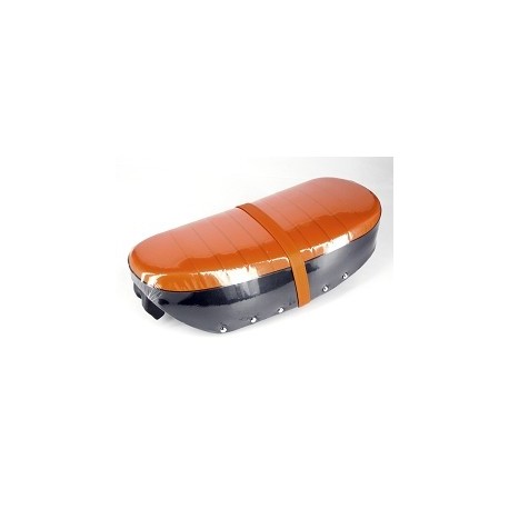 SELLE COMPLETE CITY 1/2 ORANGE/NOIRE