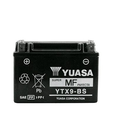 BATERIA YUASA YT9B-BS 12V-8A SIN MANTENIMIENTO TMAX 500/ MAJESTY 400