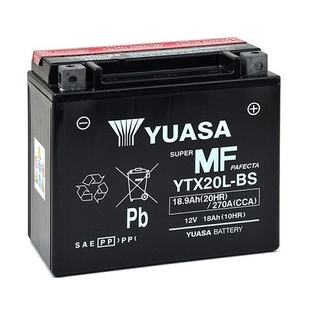 BATT YUASA YTX20L-BS 12V-8A