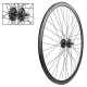 PAIRE DE ROUES FIXIE 700C DOUBLE PAROIES 43MM NOIRE