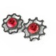 RODILLOS DE DESAROLLO TOKEN 10 DIENTES CARBONE COMPATIBLE CAMPAGNOLO ROULEMENTS CERAMICAS 14G