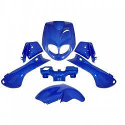 KIT 7 PIEZAS DE CARENADOS TREKKER AZUL METAL