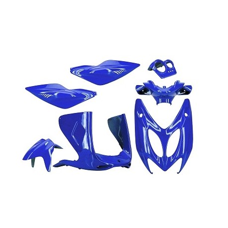 KIT COMPLET HABILLAGE NITRO/AEROX AZUL METAL 1997 - 2012 ( KIT 7PCS )