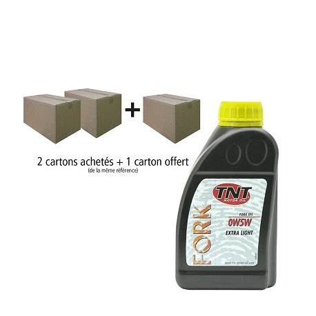 OPERACION 12+12 ACEITE FOURCHE 0W 5W TNT OIL 500ML