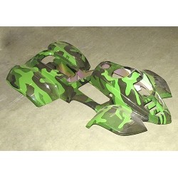 CARROSSERIE COMPLETE VERTE CAMOUFLAGE SPIDER2