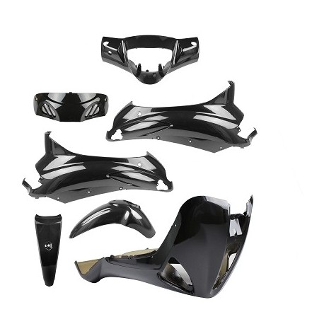 KIT CARROCERIA PIAGGIO LIBERTY 50CC ( 7 PIEZAS ) NEGRO BRILLO