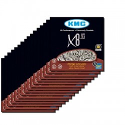 CHAINE VELO KMC 8 VITESSES MODELE X8.93 CARTON DE 25 CHAINES VRAC