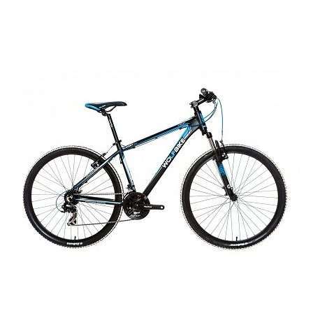 VTT WOLFBIKE 27.5 V-BRAKE 21V SUNSET 19-483 NOIR-BLEU