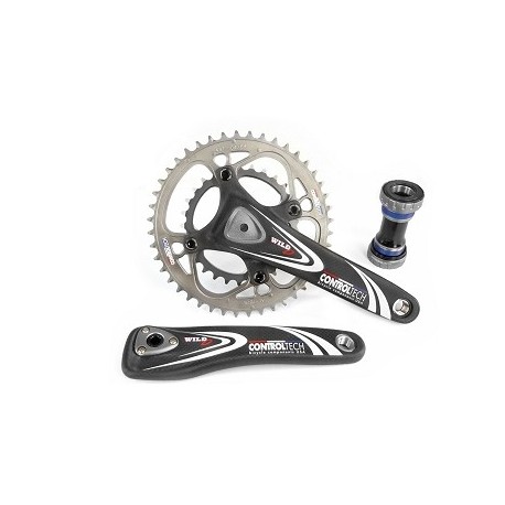 PEDALIER BICI DE BTT CONTROLTECH WILD D CARBONO 44/29 DIENTES 613 G 170 MM