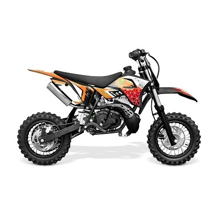 MOTO KID ATOMIC ORANGE 50CC 2T 10-10 ( NOT FOR THE ROAD USE )