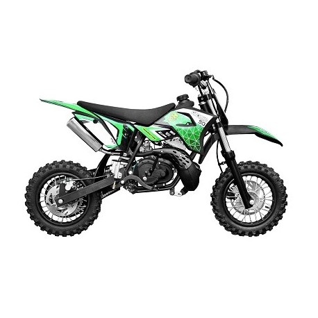 MOTO KID ATOMIC GREEN 50CC 2T 10-10 ( NOT FOR THE ROAD USE )