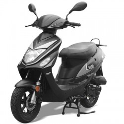 SCOOTER TNT MOTOR ROMA 3 4 TEMPS 50CC 10" NOIR MAT