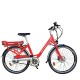 VELO VILLE 26" ELECTRIQUE STARWAY ROUGE AGRUME MODELE EASY