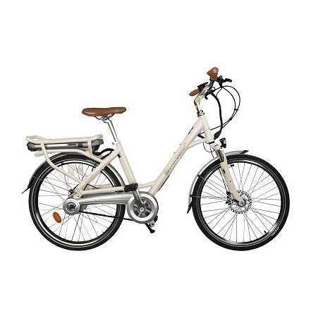 VELO VILLE 26" ELECTRIQUE STARWAY VINTAGE MODELE EASY CONFORT (AVEC FOURCHE SUSPENDUE)