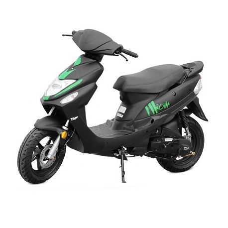 SCOOTER TNT MOTOR ROMA 3 2 TIEMPOS 50CC 12" NEGRO MAT / VERDE