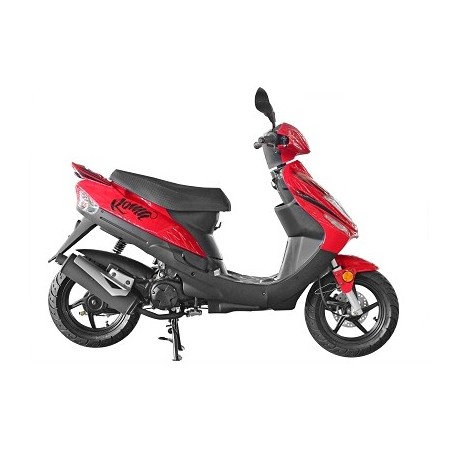 SCOOTER TNT MOTOR ROMA 3 2 TEMPS 50CC 12" ROUGE 25KM/H ( BELGIQUE ALLEMAGNE)