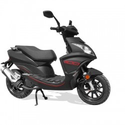 SCOOTER TNT MOTOR GRIDO 2 TEMPS 50CC 12" BLACK MAT / ROUGE 25KM/H ( ALLEMAGNE BELGIQUE)