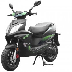 SCOOTER TNT MOTOR GRIDO 2 TIEMPOS 50CC 12" BLACK MATE / VERDE