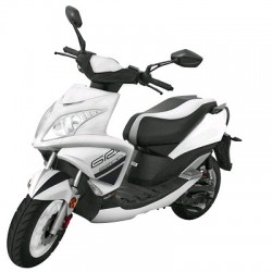 SCOOTER TNT MOTOR GRIDO 2 TEMPS 50CC 12" BLANC