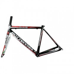 CADRE COURSE BOTTECCHIA EMME2 COULEUR A CARBONE ROUGE BLANC (TAILLE 51)