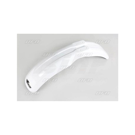 GUARDABARROS DELANTERO UNIVERSAL UFO 125-250-500 CROSS-ENDURO BLANCO PA01008-041