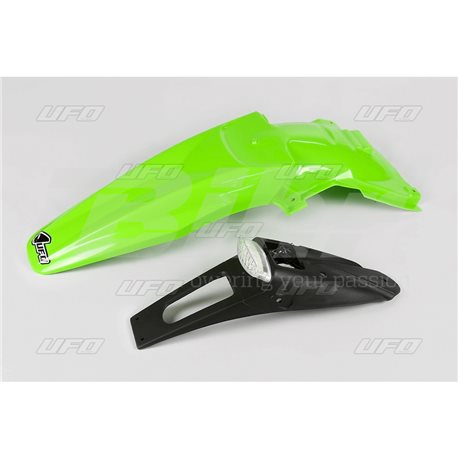 GUARDABARROS TRASERO CON PILOTO LED UFO KAWASAKI VERDE KA03791-026