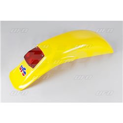 GUARDABARROS TRASERO UNIVERSAL UFO ENDURO CON LUZ 125CC-250CC-500CC (1983-1993) AMARILLO ME08027-D