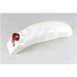 GUARDABARROS TRASERO UNIVERSAL UFO ENDURO CON LUZ KTM (75-76) BLANCO ME08036-W