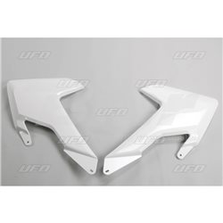 PLÁSTICOS LATERALES DE RADIADOR UFO HUSQVARNA BLANCO HU03365-041